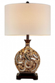 Furniture of America® Guadalupe Brown/Gold Table Lamp-0