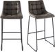 Elements International Seth Gray Bar Stool-3