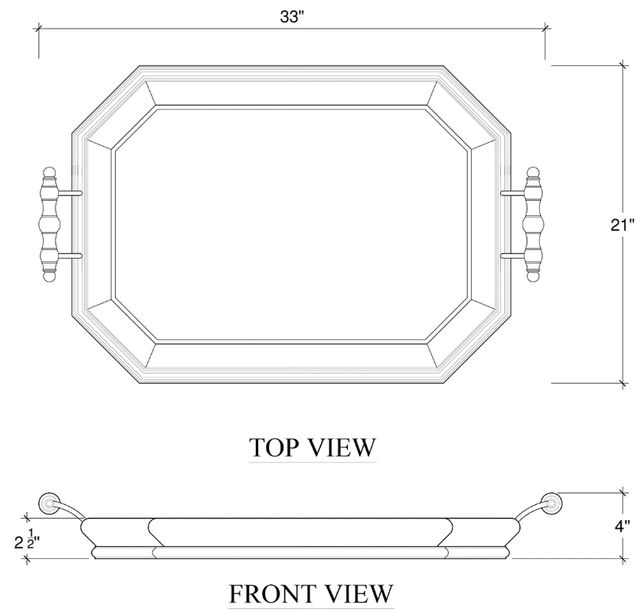 Bramble Customizable Victorian Octagonal Tray-1