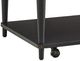 Null Furniture Expressions Rubbed Black Rectangular Cocktail Table -2
