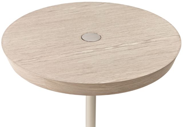Michael Amini® Lotus Bay Sand Chairside Table-1