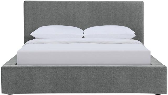 Coaster® Gregory Graphite Upholstered Platform Bed-1