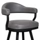 Armen Living Justin Vintage Gray 26" Counter Stool-2
