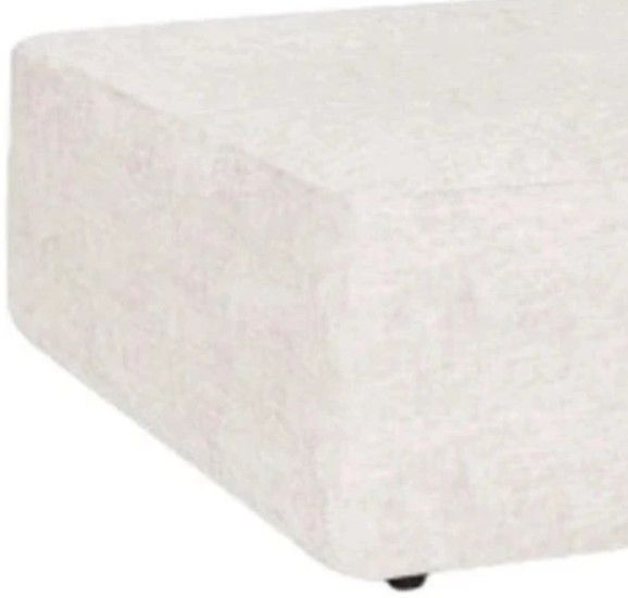 Franklin™ Adler Lush Cream Square Ottoman-1
