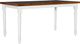 Powell® Willow Honey Brown Dining Table with Vanilla White Base-0
