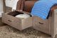 Vaughan-Bassett Transitions Driftwood Oak Youth Full Panel Bed-3