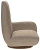 American Leather® Customizable Whitby Fabric Swivel Glider Chair-3