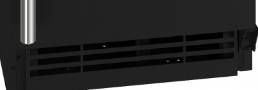 U-Line® 15" 25 lb. Black Crescent Ice Maker-1