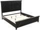 Bernards Spruce Creek Black King Panel Bed-1