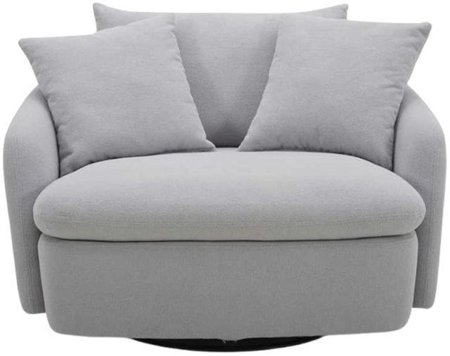 Parker House® Boomer Dove Gray Swivel Chair-2