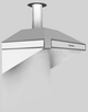Vent-A-Hood® A Series 48" White Retro Style Wall Mounted Range Hood-3