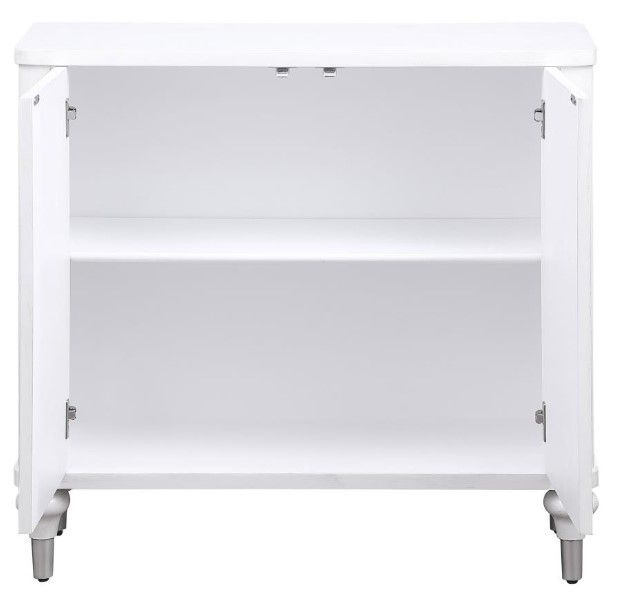 Coaster® Cardella Distressed White 2-Door Cabinet-2