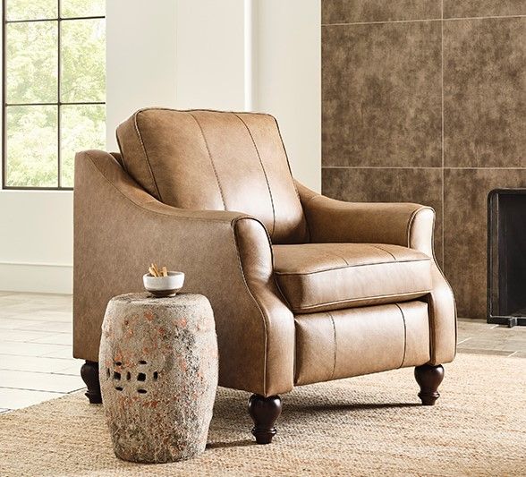 Best® Home Furnishings Customizable Revella Adeline Leather Power Incliner Chair with Espresso Legs-2