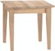 John Thomas Furniture® Customizable Select Shaker Unfinished Unfinished End Table-0