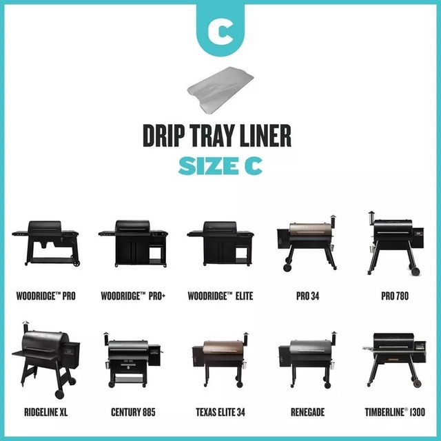 Traeger® 5 Pack Aluminum Drip Tray Liners - Size C-2