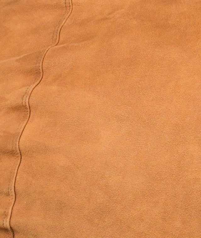 CordaRoy's® Cognac Faux Leather Queen Bean Bag Cover -1