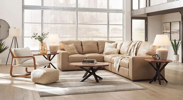 Signature Design by Ashley® Bandon 3-Piece Toffee Left-Arm Facing Sectional-1