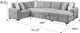 Emerald Home Ritchie 4-Piece Gray Sleeper Sectional-3