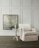 Hooker® Furniture Melange Glass Top Accent Table with Chrome Base-1