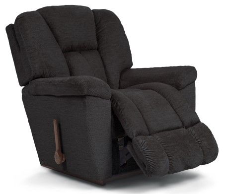 La-Z-Boy® Maverick Slate Manual Rocking Recliner-3