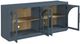 Steve Silver Co. Magnolia Dusty Blue Cathedral Doored Server-2
