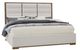 LM Co Home By Vaughan-Bassett Crafted Oak by Ben & Erin Napier Aged Gray/Oatmeal King Upholstered Panel Bed-0