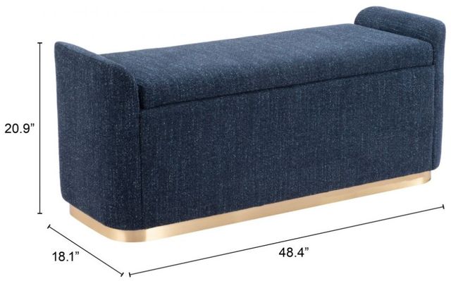 Zuo® Modern Dobo Gray Bench-1