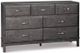 Signature Design by Ashley® Caitbrook 5-Piece Gray California King Storage Bed Set-2