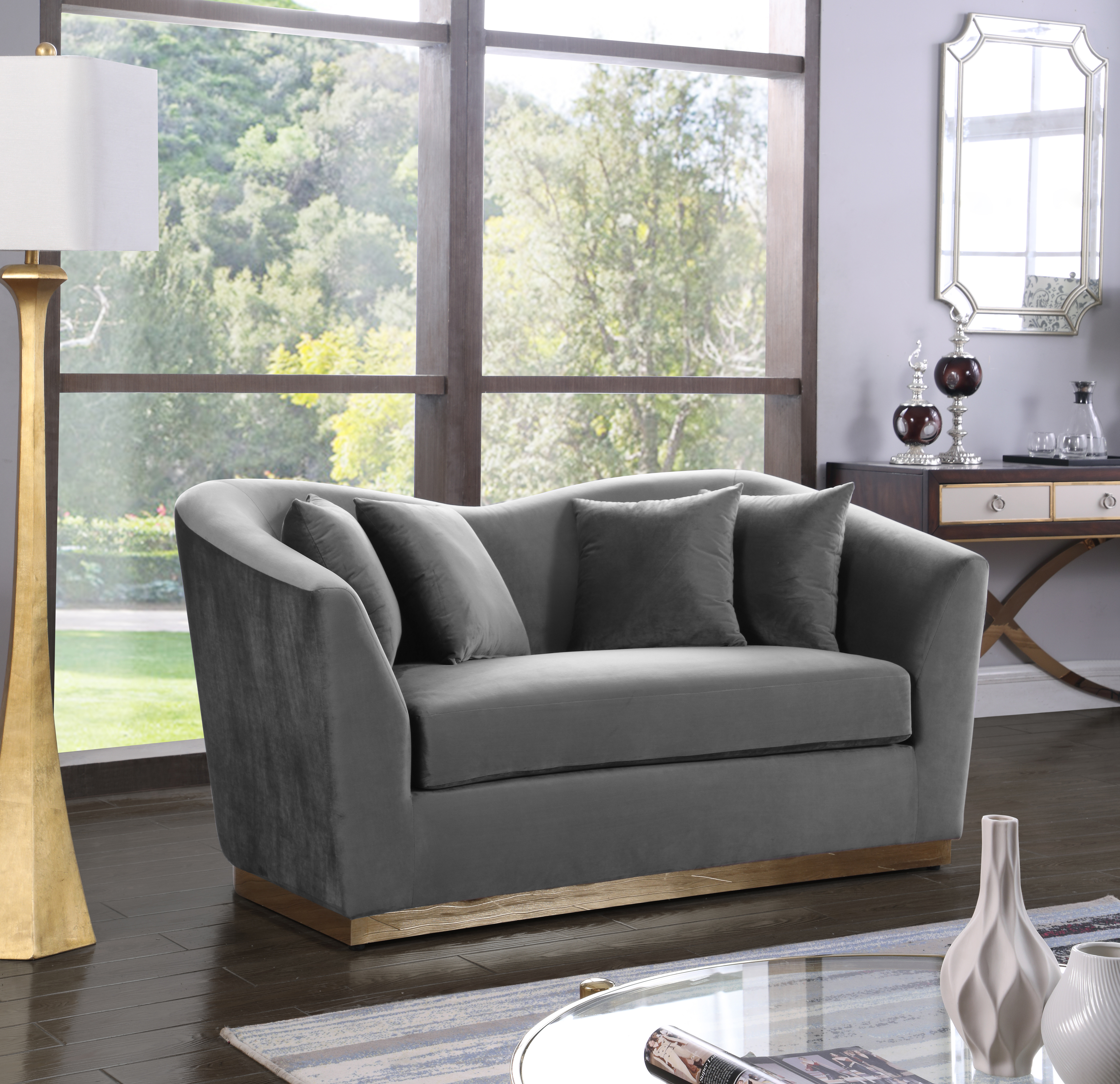 Meridian Furniture Arabella Loveseat - Thumbnail 4