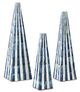 Currey & Company Ossian White/Blue Obelisk Set-0