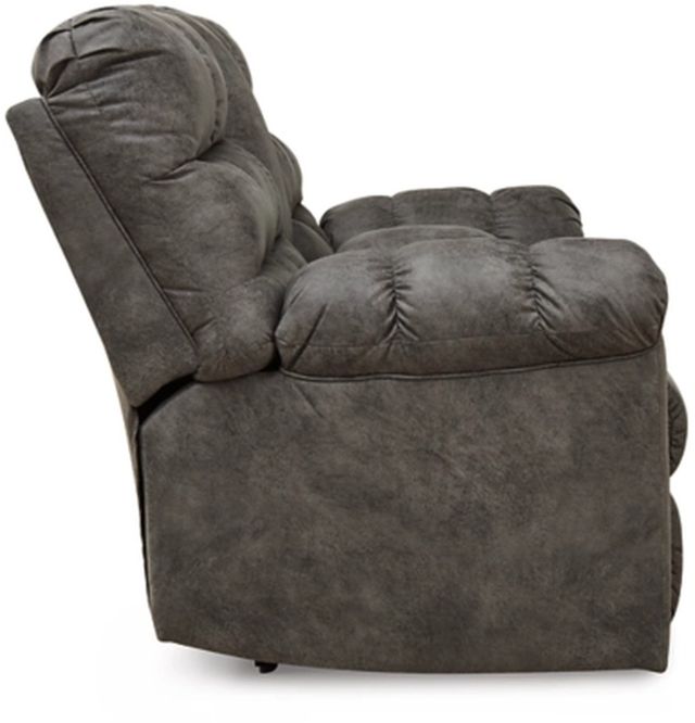 Signature Design by Ashley® Derwin Concrete Reclining Loveseat with Console-3