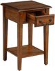 TEI Brushed Walnut End Table-3