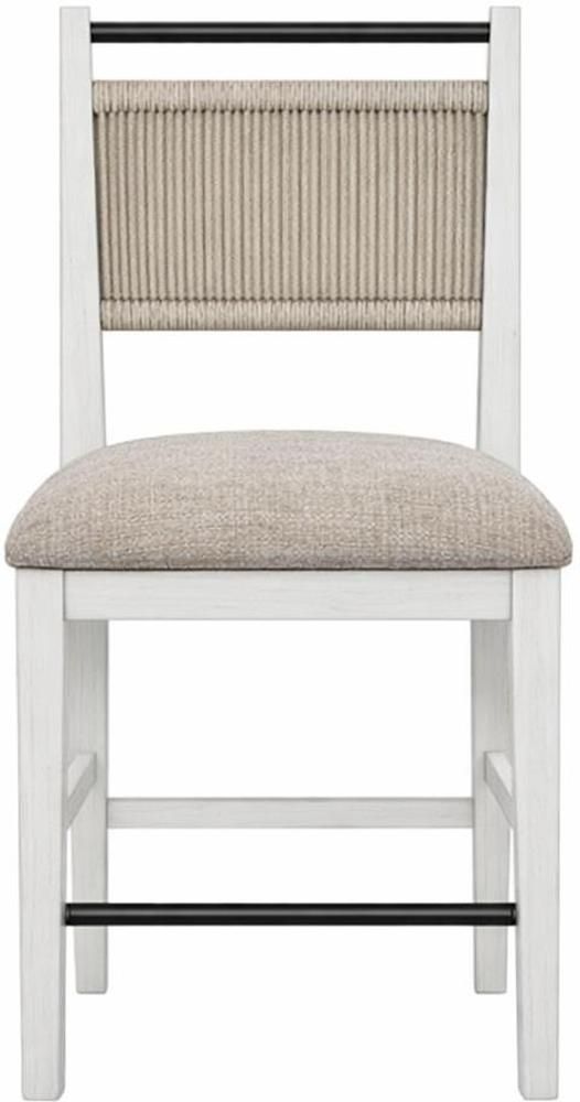 Bernards Tapestry Camel/Vanilla Upholstered Counter Stool-2