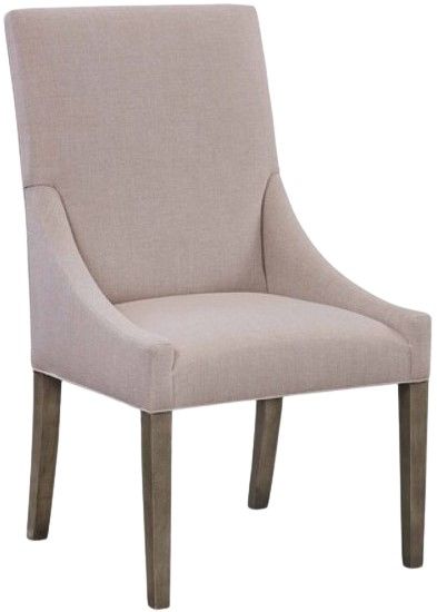 Bassett® Furniture Customizable BenchMade Alice Slope Dining Arm Chair-0
