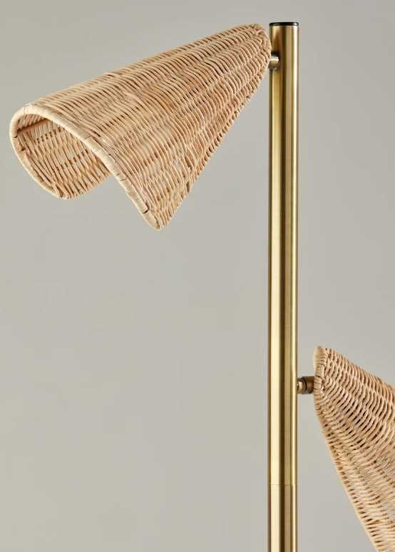 Adesso® Cove Antique Brass Floor Lamp-1