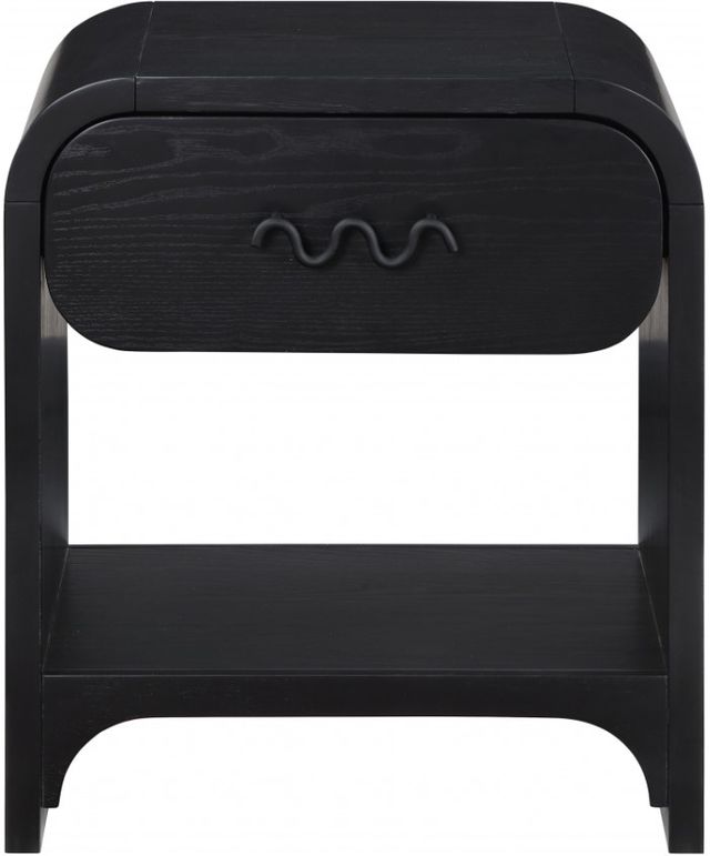 Meridian Furniture Hayes Black Nightstand-1