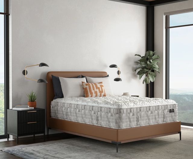 King Koil® Intimate Handcrafted Culver 16" Wrapped Coil Plush Euro Top California King Mattress-1
