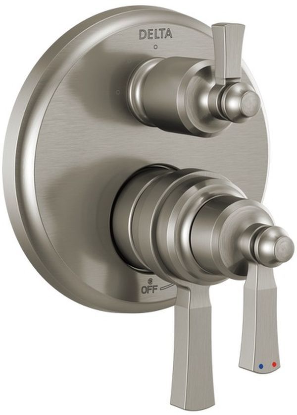 Delta Dorval® Monitor® 17 Series Stainless 2-Handle Valve Trim with 3-Setting Diverter-0