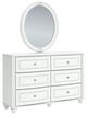 Signature Design by Ashley® Kozlani White Dresser and Mirror-0