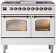 Ilve® Nostalgie II Series 40" White Pro Style Dual Fuel Range-0