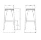 Amisco Customizable Upright Bar Stool-2