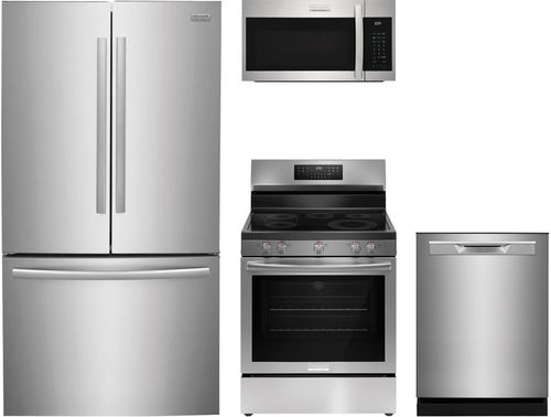 Frigidaire Gallery 4 Piece Stainless Steel Kitchen Package