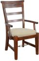 Sunny Designs™ Tuscany Vintage Mocha Ladderback Arm Chair-0