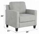 ACME Furniture Horatio Taupe Chair-2