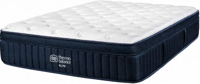Brooklyn Bedding ThermoBalance LX Elite 15" Hybrid Firm Euro Top King Mattress in a Box-0