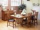 A-America® Cattail Bungalow Amber Trestle Dining Table-1
