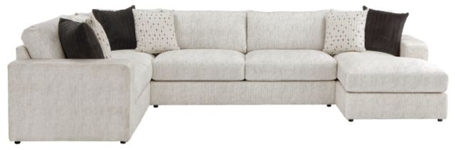 Homelegance® Solace 3-Piece Beige Right-Arm Facing Sectional and Chaise-2