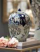 A & B Home Blue/White Porcelain Accent Jar-5