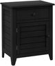 Monarch Specialties Inc. Black Veneer End Table-0