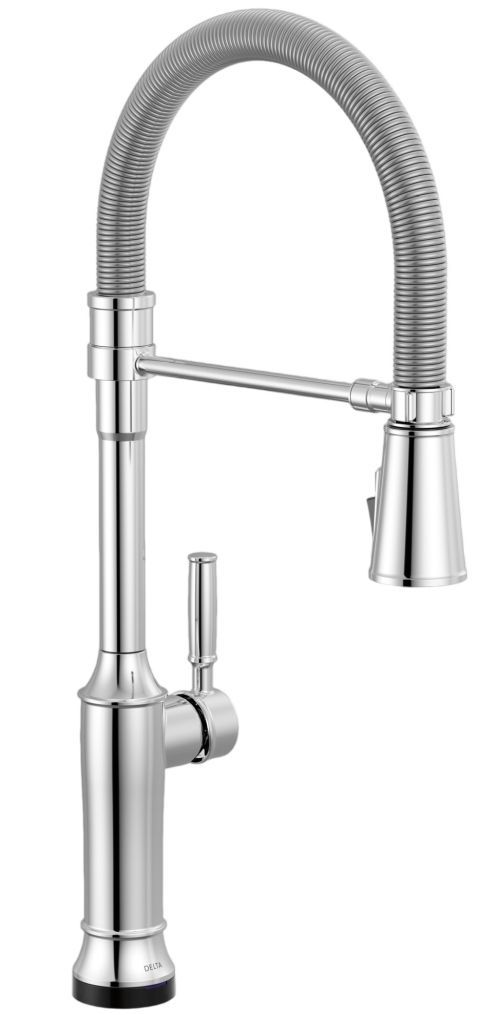 Delta Renaldi® Lumicoat® Chrome Touch2O® Technology Kitchen Faucet with Touchless Technology-0